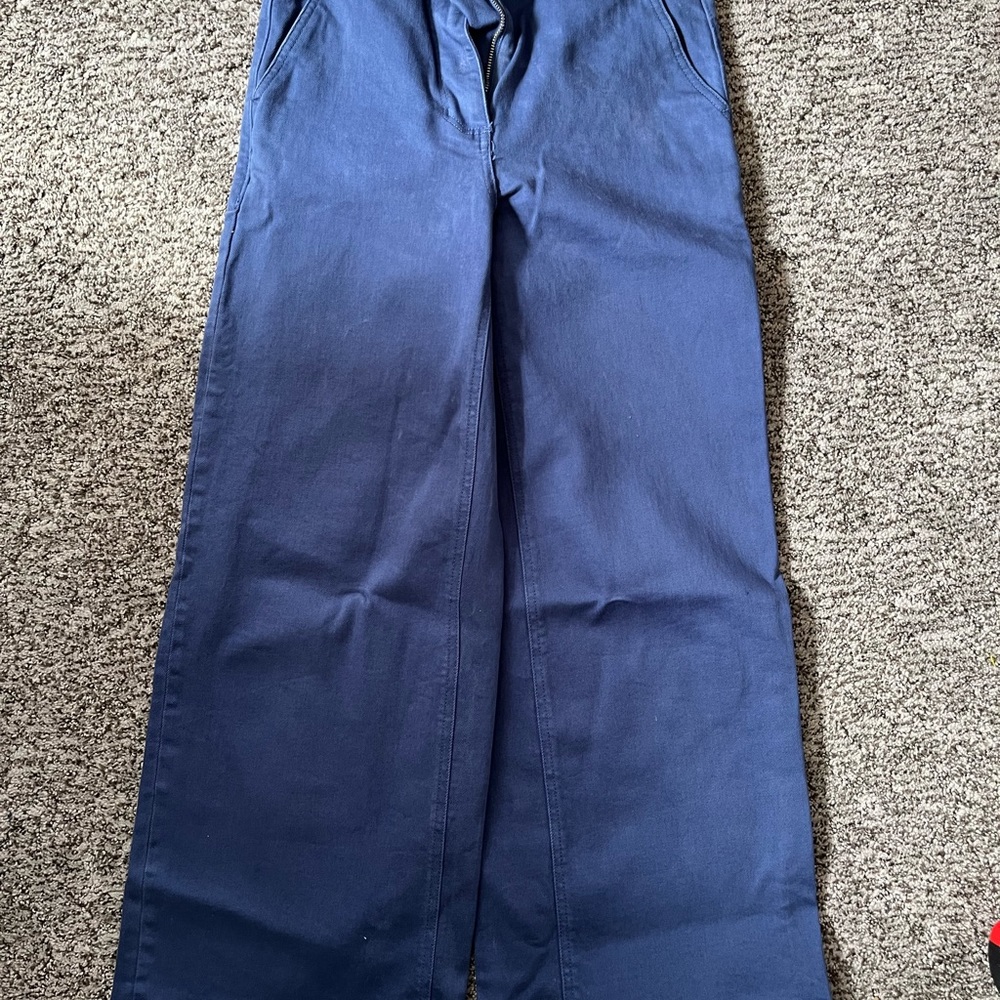 Everlane wide leg cropped pants
